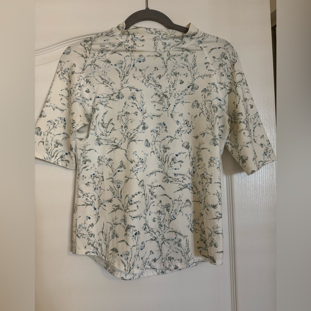 Greyson Blue Floral Long Sleeve Top